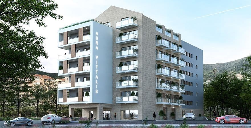 Апартаменты в Будве, Черногория, 105 м², фото 2