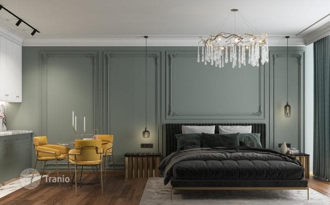 Studio with Furniture on the Black Sea Coast in Batumi
