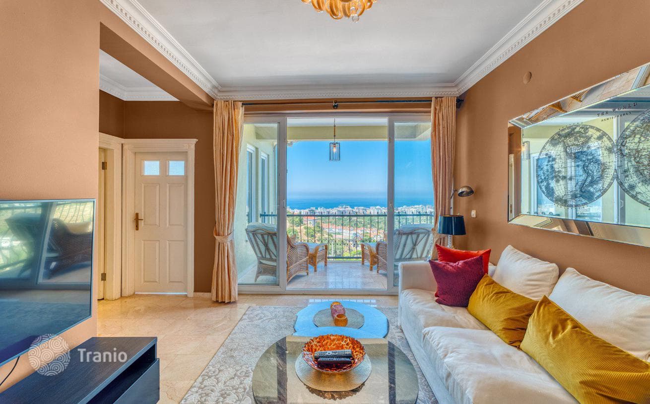 3-Bedroom Villa with Panoramic Sea Views in Kargicak, Alanya