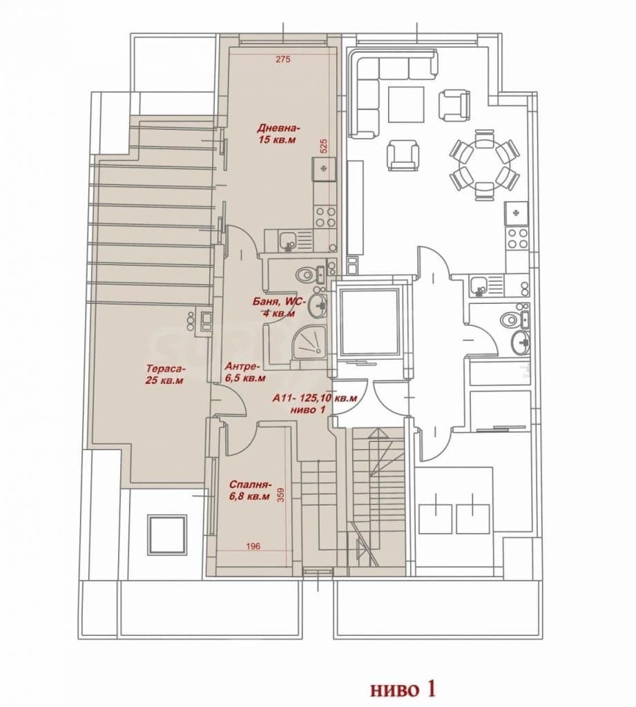 Апартаменты в Варне, Болгария, 125 м², фото 3