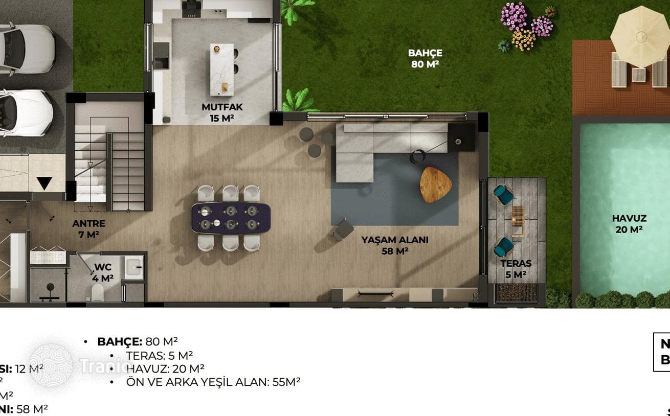 Luxury 4-Bedroom Villas in Dosemealti, Antalya, photo 3