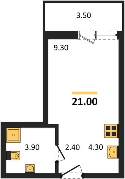 Studio Apartment in Lestoriya, Sochi
