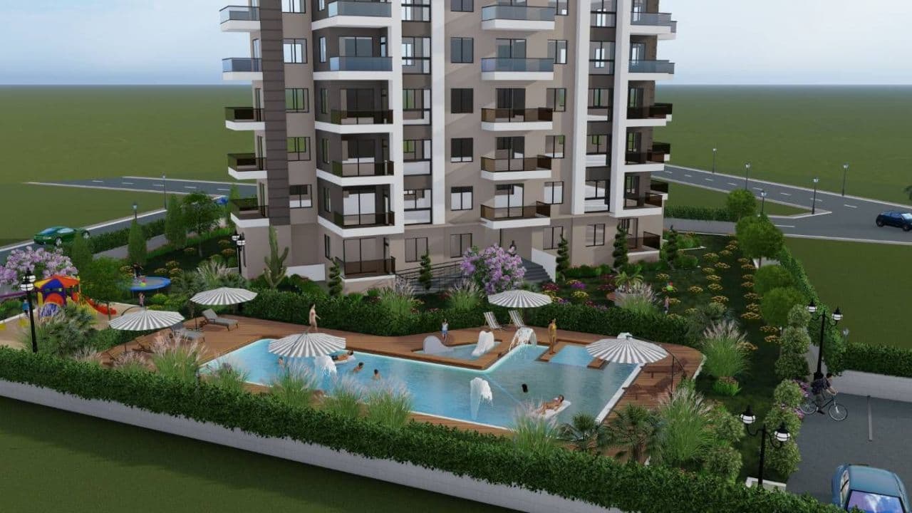 Апартаменты в Мерсине, Турция, 40 м², фото 2