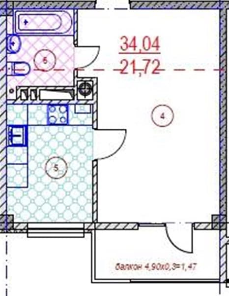 1-Bedroom Apartment in Two Rivers, Tuapse