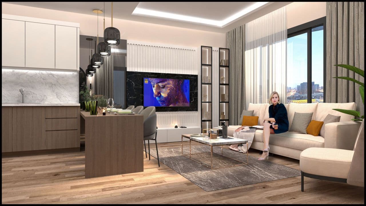 Квартира в Мерсине, Турция, 110 м², фото 2