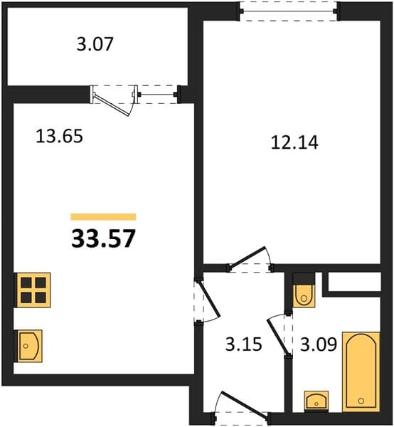 Studio Apartment in Botanica Hills, Nebug