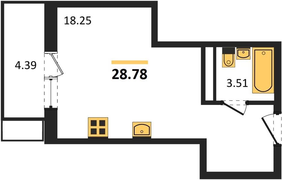 Studio Apartment in Sady u Morya Complex, Temryuk