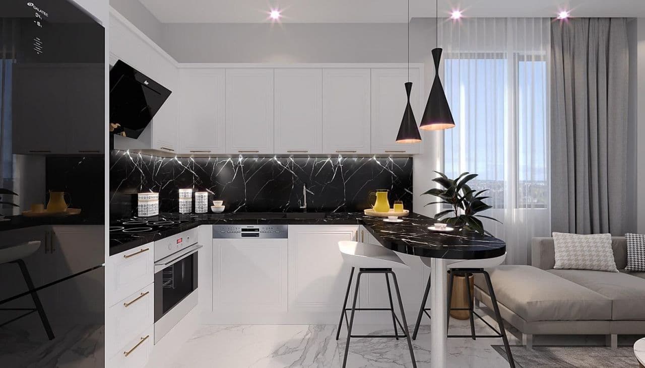 Квартира в Алании, Турция, 50 м²