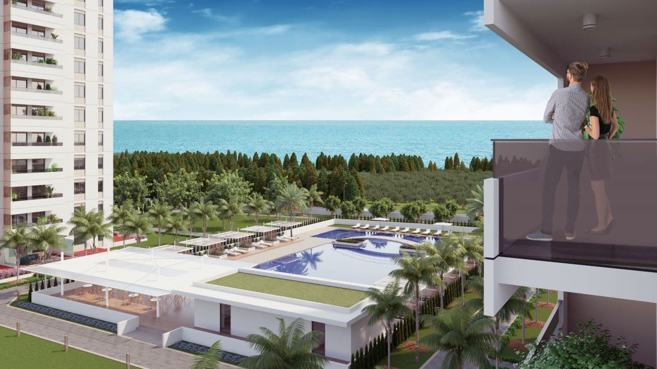 Апартаменты в Мерсине, Турция, 78 м², фото 2
