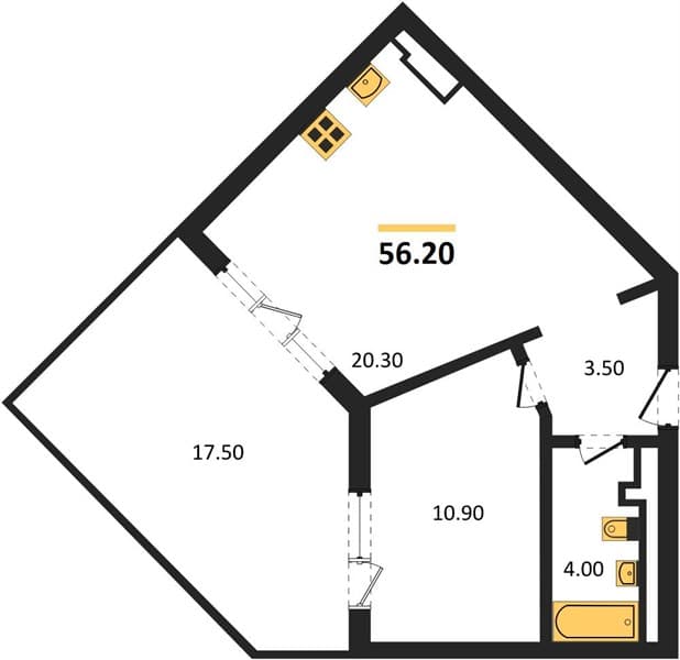 Studio Apartment in Neskuchny Sad, Sochi