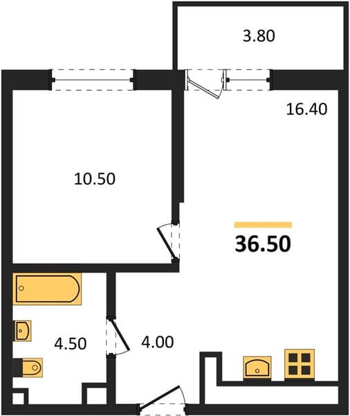 Studio Apartment in Lestoriya, Kudepsta, Sochi