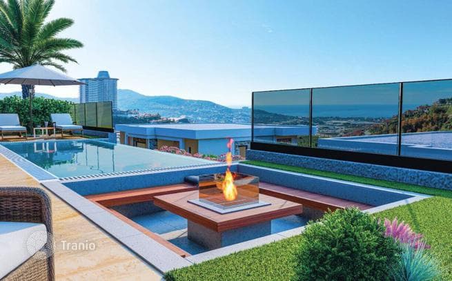 Villas with Sea View and Smart Home Systems in Kargicak, Alanya