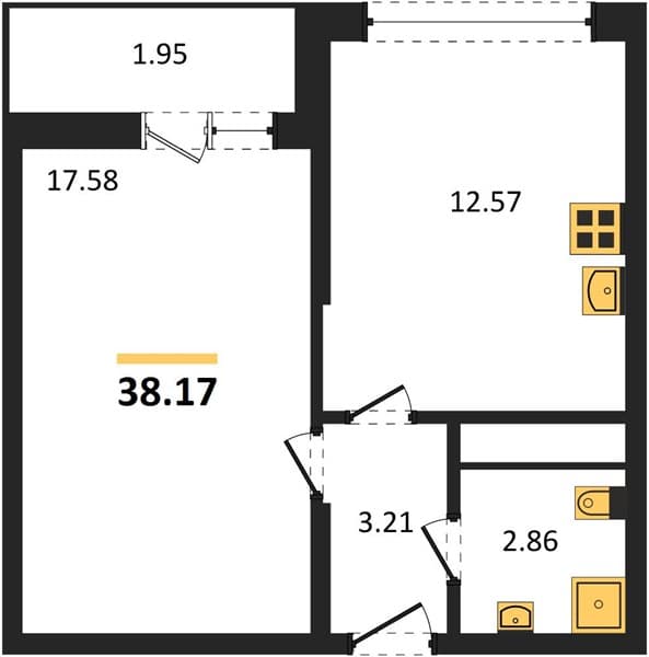 Studio Apartment in Kislorod, Sochi