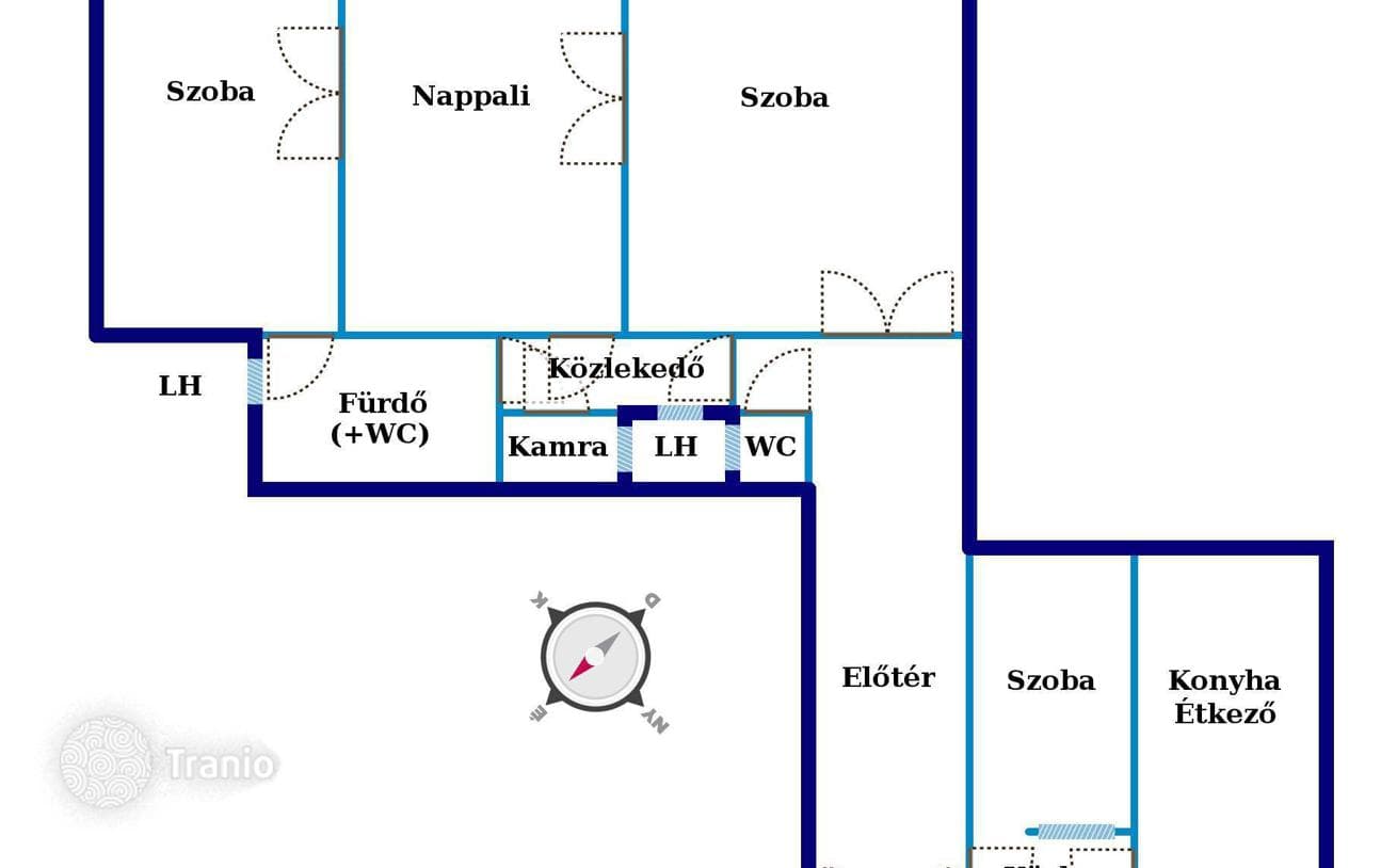 4-комнатная квартира 120 м² в Будапеште, Венгрия, фото 2