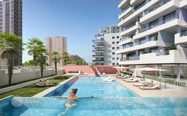 Четырёхкомнатная новая квартира с видом на море в Кальпе, Аликанте, Испания
