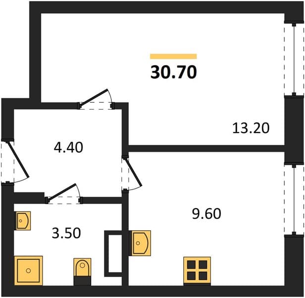 Studio Apartment in Porto-Novo, Tsemdolina