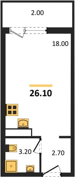 Studio Apartment in Anapa