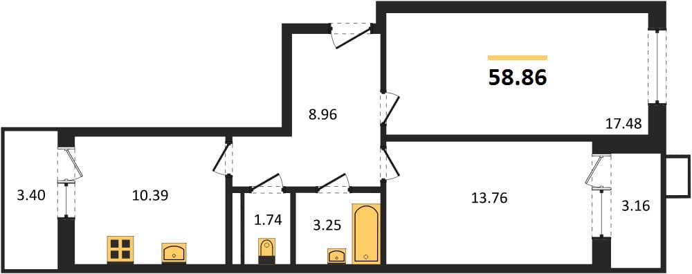 Apartment in Sady u Morya, Temryuk