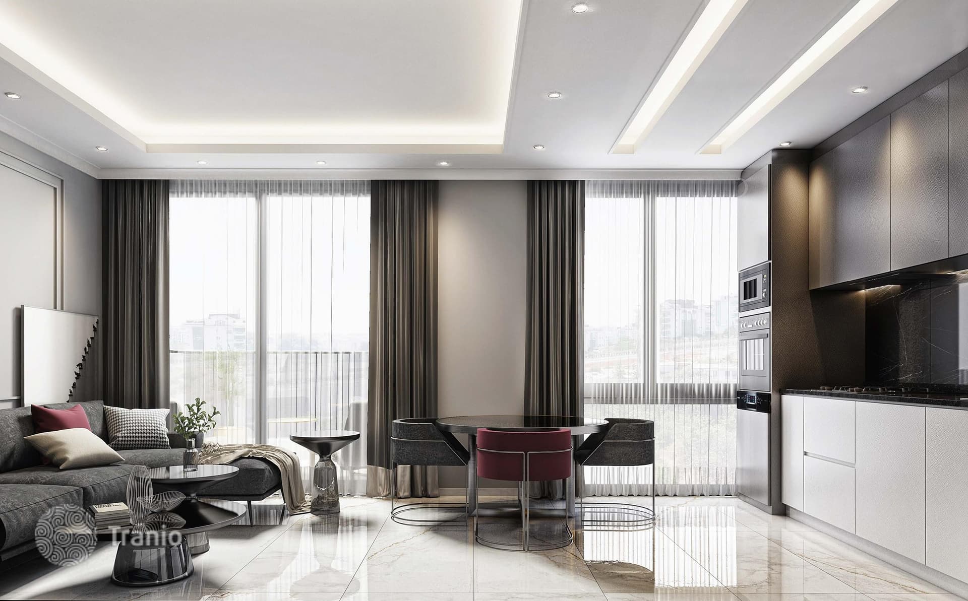 New Luxury Apartments with Shared Pool in Alanya, Turkey