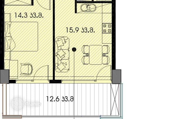1-Bedroom Apartment with Panoramic Nature Views in Historic Tbilisi