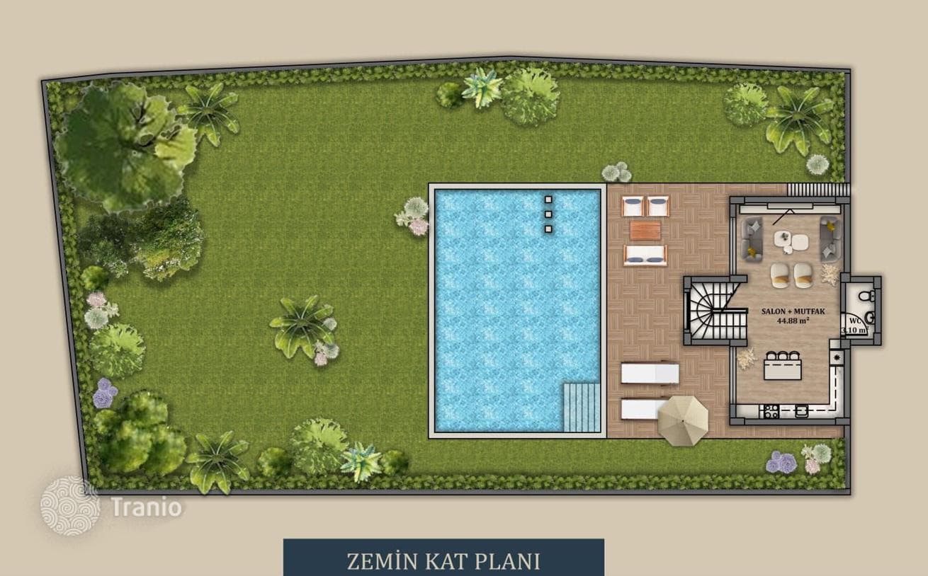 3-Bedroom Villa in Golbasi, Antalya