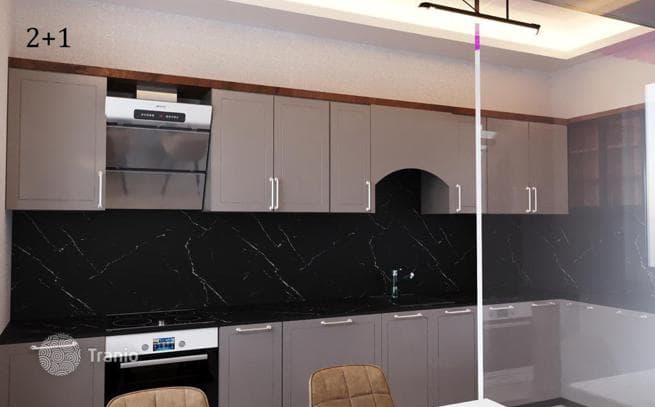 1-Bedroom (1+1) Apartment 400 m from the Beach in Tosmur, Mersin