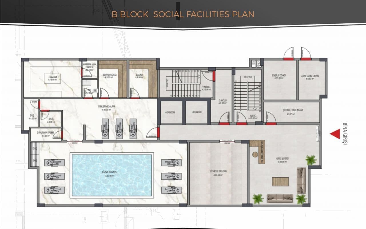 Квартира в Авсалларе, Турция, 64 м², фото 4