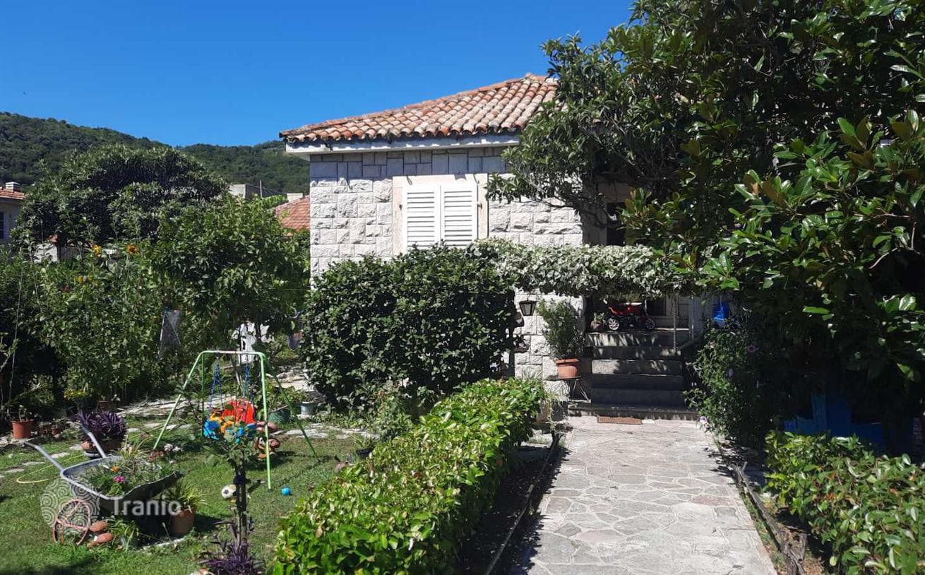 Stone House with Garden on the Waterfront in Kamenari, Herceg Novi