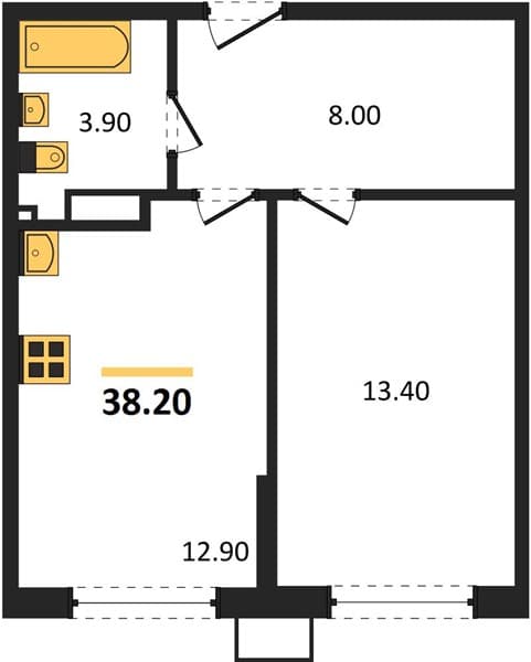 Studio Apartment in Porto-Novo, Tsemdolina, Novorossiysk