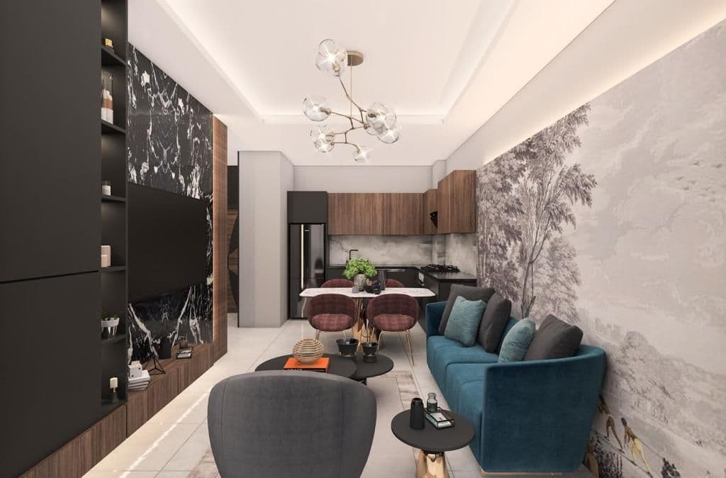 Квартира в Алании, Турция, 55 м², фото 3