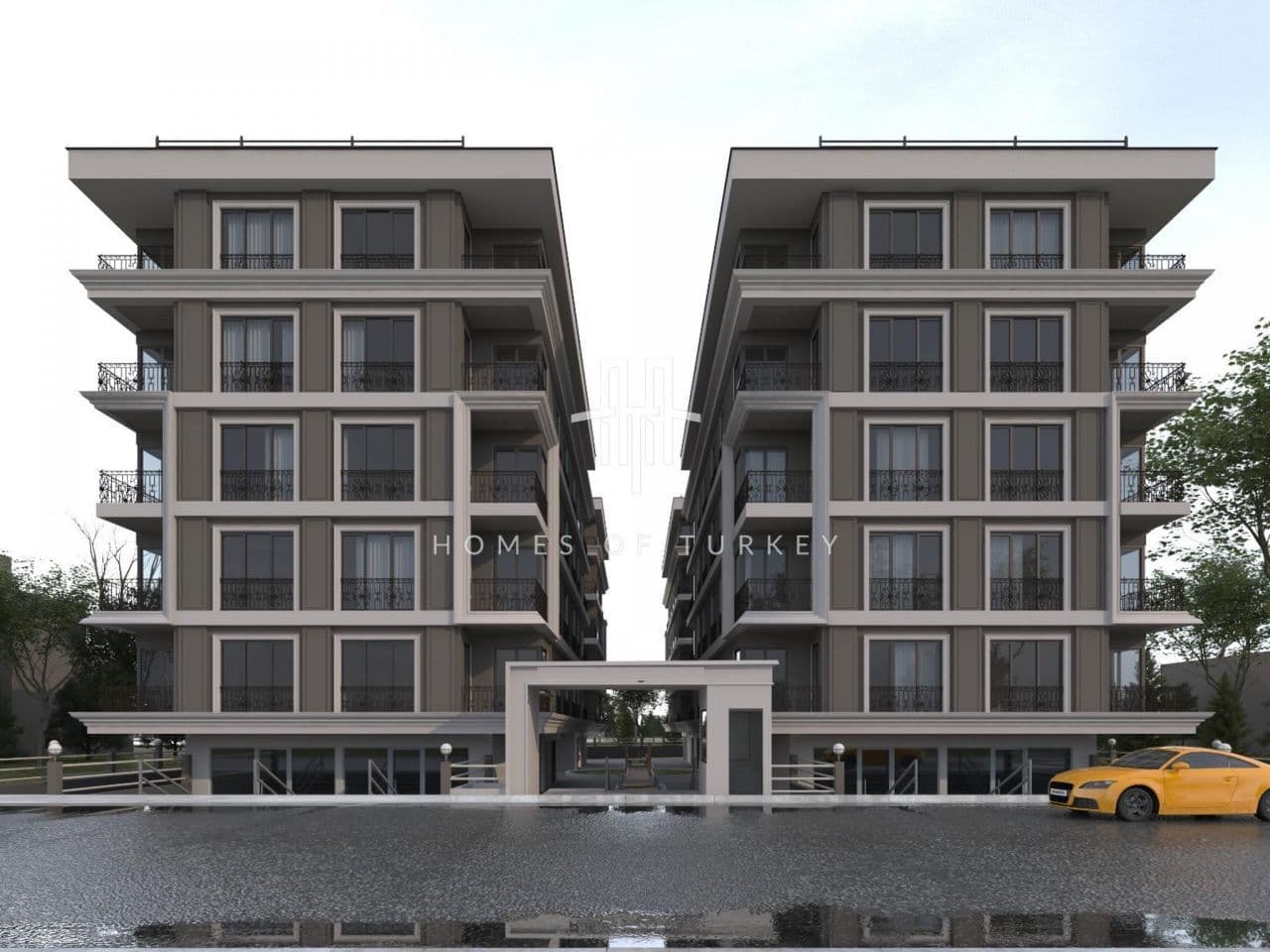 Апартаменты в Стамбуле, Турция, 62 м², фото 4