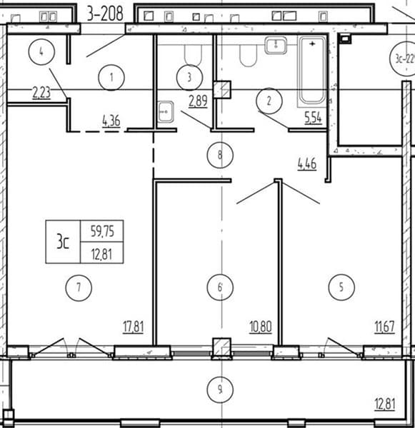 2-Bedroom Apartment in Luchi, Anapa