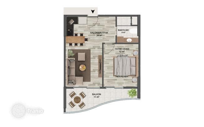 1-Bedroom and 2-Bedroom Apartments in Modern Residential Complex in Mersin, photo 5