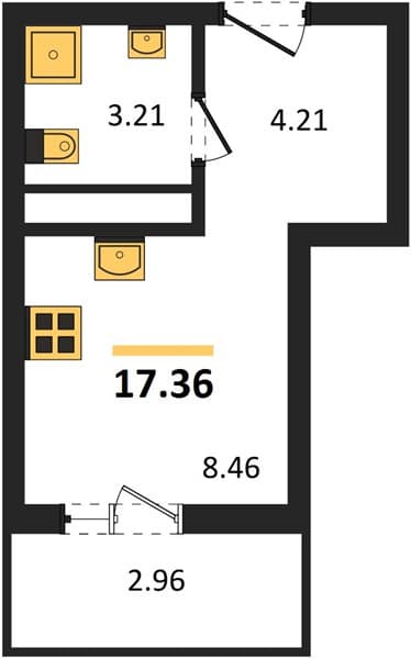 Studio Apartment in Botanica Hills, Nebug