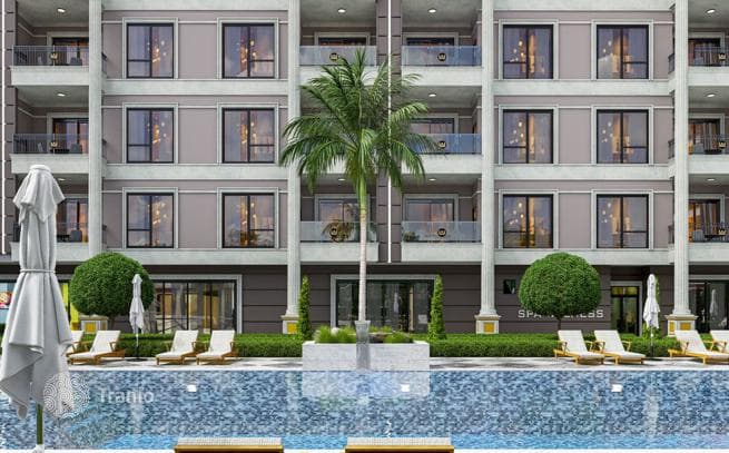 1–4-Bedroom Apartments on the Second Line from the Beach in Kargicak, Alanya