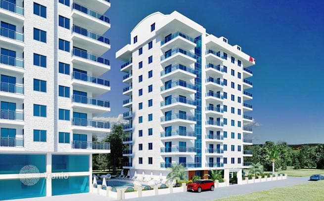 Новые апартаменты в 400 м от пляжа, Махмутлар, Анталья, Турция, фото 2