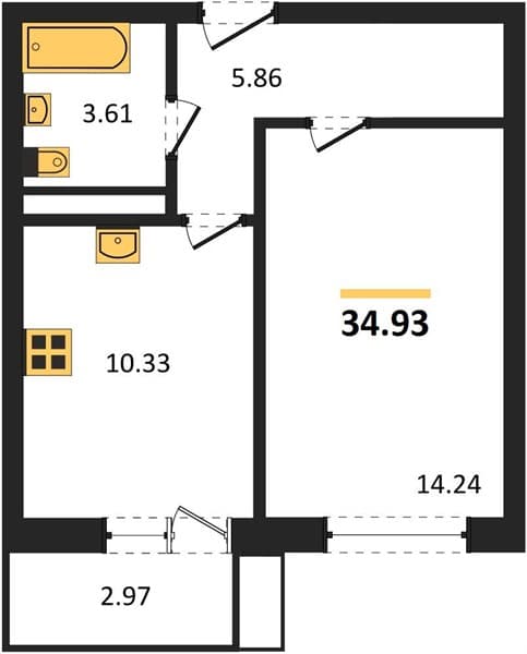 Studio Apartment in Sady u Morya, Temryuk