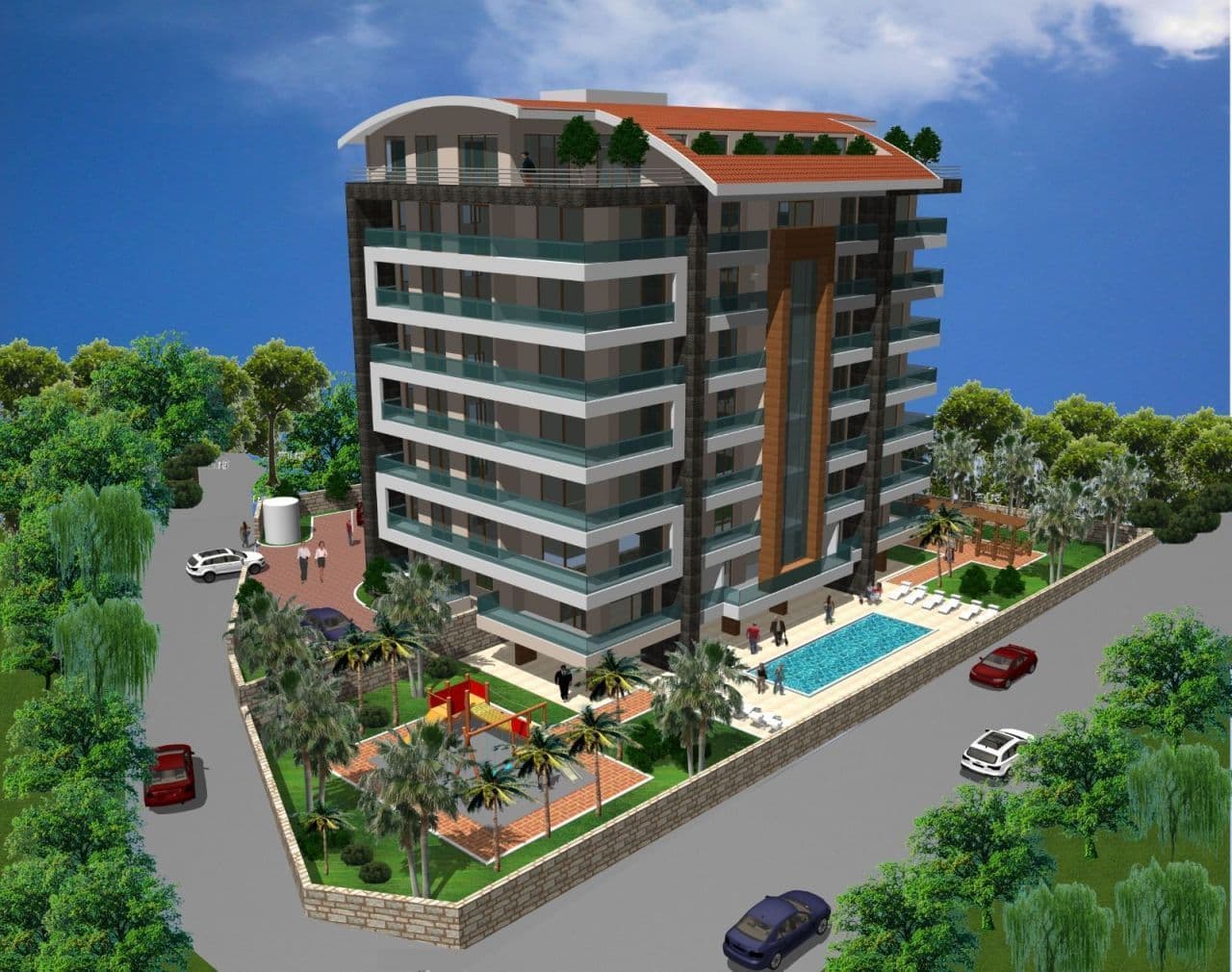 Квартира в Авсалларе, Турция, 75 м²