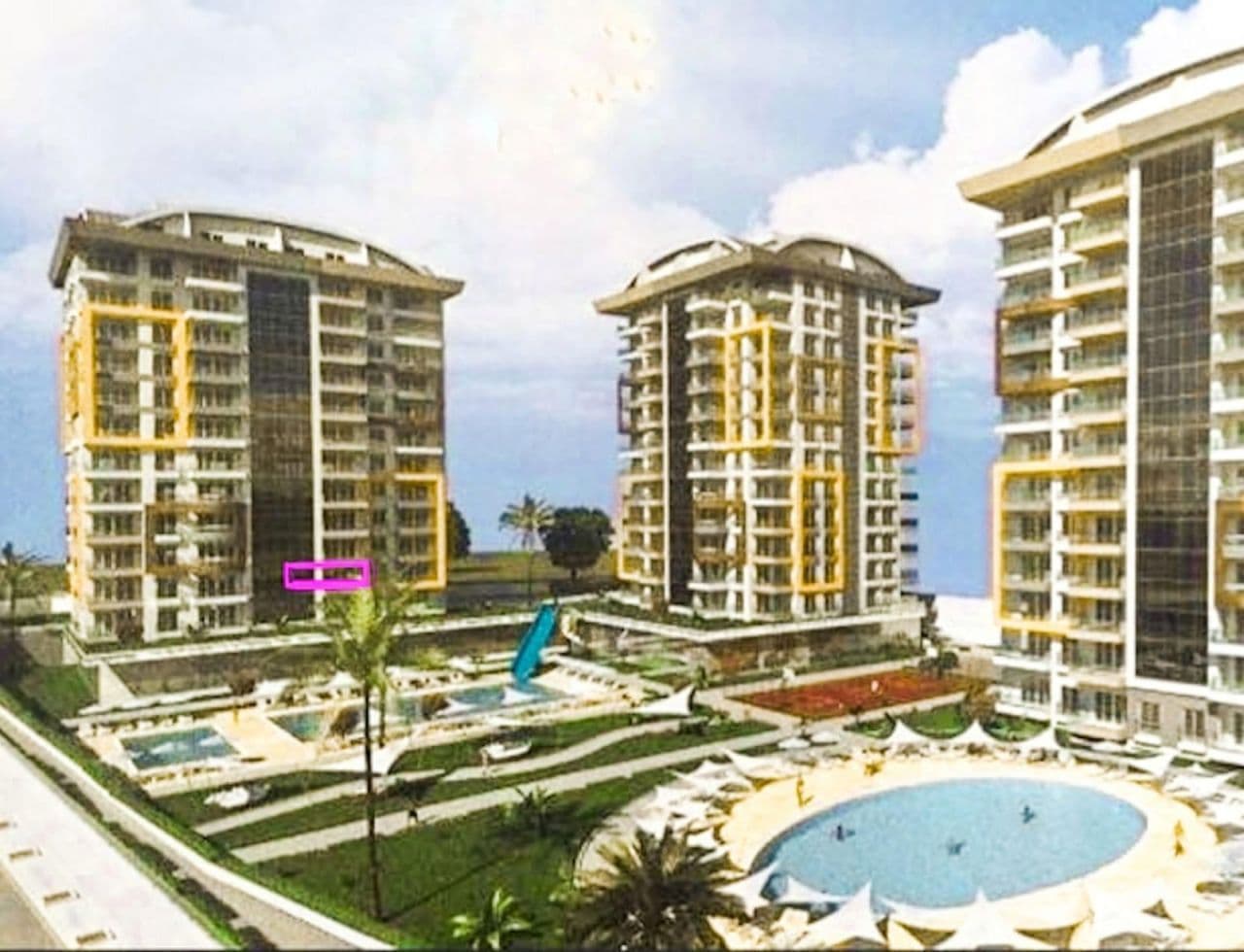 Квартира в Алании, Турция, 60 м², фото 2