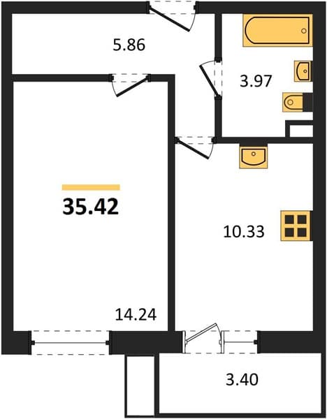 Studio Apartment in Sady u Morya, Temryuk