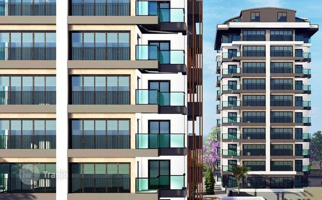 New Premium Apartments under Construction in Avsallar, Alanya