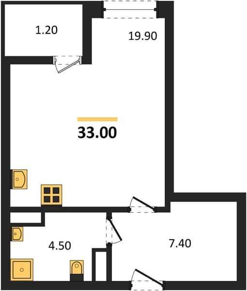 Studio Apartment in Hozyain Morey, Supsekh