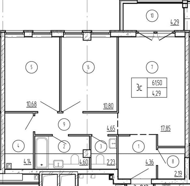 2-Bedroom Apartment in Luchi, Anapa