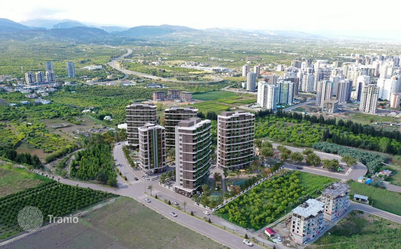Spacious Apartments with Nature and Sea Views in Mersin, Turkey