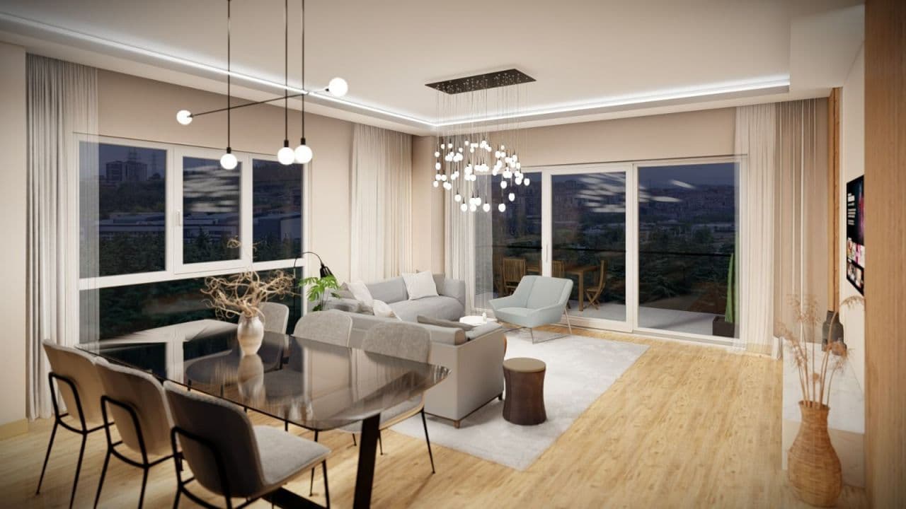 Апартаменты в Стамбуле, Турция, 107.5 м²