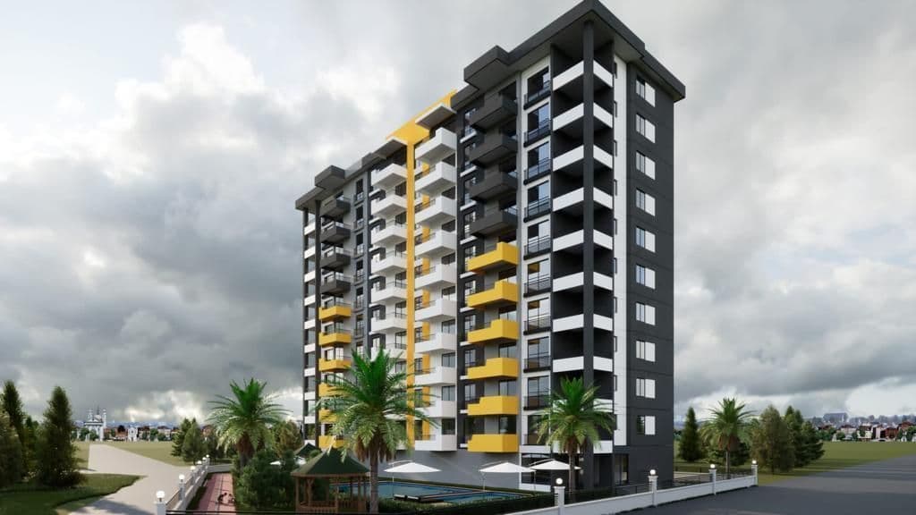 Апартаменты в Мерсине, Турция, 46 м²