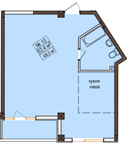 Studio Apartment in Marmellad, Sochi