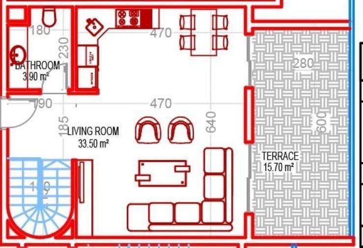 Пентхаус в Алании, Турция, 104 м², фото 2