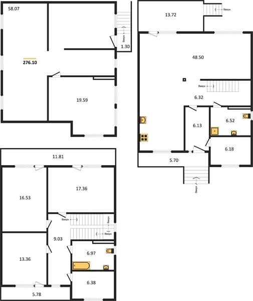 3-Bedroom Apartment in Villa Sole, Anapa