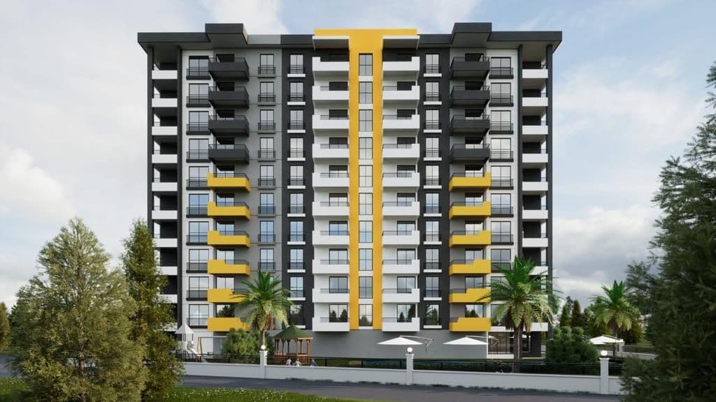 Апартаменты в Мерсине, Турция, 46 м², фото 2